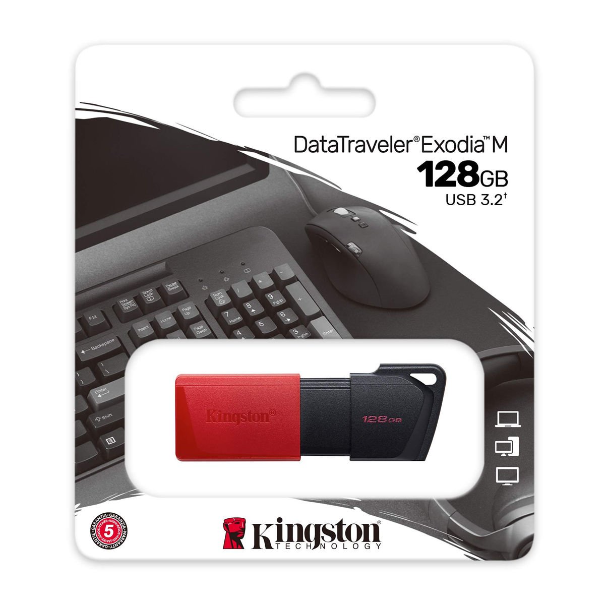 15909.jpg KINGSTON DataTraveler Exodia M 128GB - Imagen 1