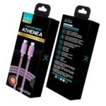 Cable USB Tipo C a Lightning - Athenea - Xaea - Lila - Imagen 2