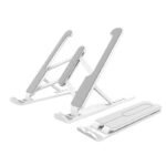 Soporte Plegable para Notebook Ajustable Antideslizante - Gris