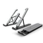 Soporte Plegable para Notebook Ajustable Antideslizante - Negro