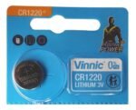 Pila Botón Vinnic CR1220 Litio 3V - Imagen 2