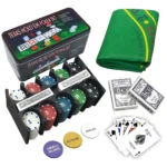 Kit Poker 200 Fichas con Lata