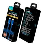 Cable USB C a lightning Premium 1M Athenea - Azul - Imagen 2