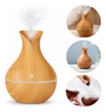 Humidificador Aromatizador LED Símil Madera USB