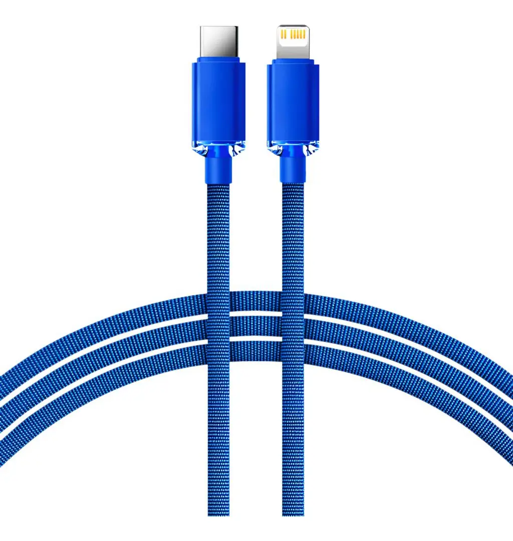 D_NQ_NP_2X_922940-MLA99831166425_112025-F Cable USB C a lightning Premium 1M Athenea - Azul - Imagen 1