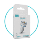 Cargador 12V Auto ONLY Gear MODS-504 1 USB 1 Tipo C + Cable Tipo C Blanco