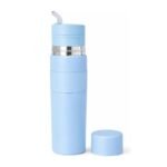 Termo Mate Listo Tereré 750 ml Autocebante Acero Inoxidable - Celeste