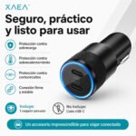 Cargador Auto 12V USB-C Doble Puerto Voltair Fast Charge - Imagen 6