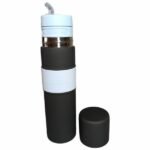 Termo Mate Listo Tereré 750 ml Autocebante Acero Inoxidable - Negro