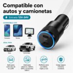Cargador Auto 12V USB-C Doble Puerto Voltair Fast Charge - Imagen 7