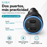 Cargador Auto 12V USB-C Doble Puerto Voltair Fast Charge - Imagen 4