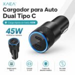 Cargador Auto 12V USB-C Doble Puerto Voltair Fast Charge - Imagen 3