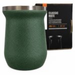 Mate Acero Inoxidable 236ml Clasico Termico Viaje Verde - Imagen 2