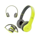 Auriculares Vincha P47 Plegable Bluetooth Verde