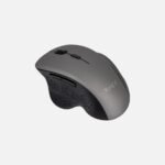 Mouse Ergonómico Inalámbrico + BT Recargable – Gris