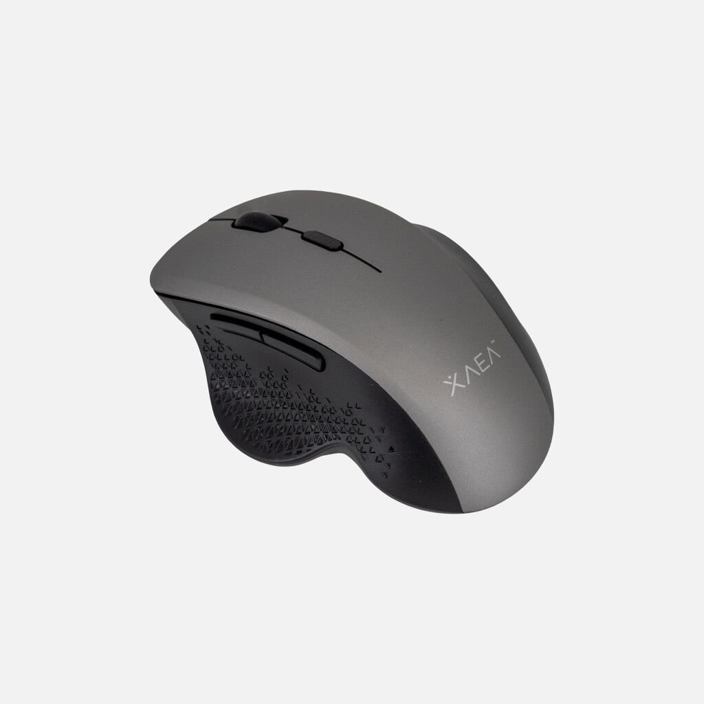 1777307892aab0cf2afc4a2cc07fb0f403a437aa9d.jpg Mouse Ergonómico Inalámbrico + BT Recargable – Gris - Imagen 1