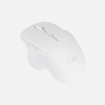 Mouse Ergonómico Inalámbrico + BT Recargable – Blanco
