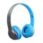 Auriculares Vincha P47 Plegable Bluetooth Azul - Imagen 2