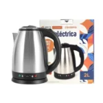 Pava Eléctrica Corte Mate Y Café 2 Lts Acero - Imagen 3