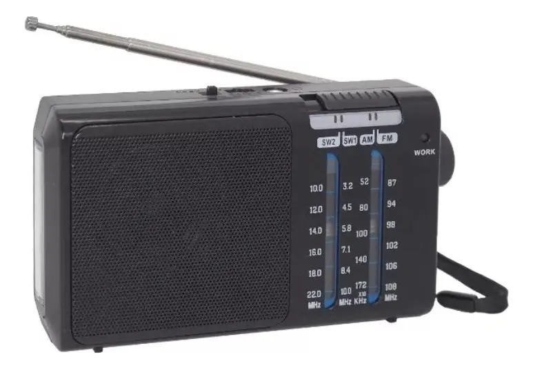 D_NQ_NP_2X_643789-MLU73807941062_012024-F.webp Radio Portable Retro Vintage Recargable Negro - Imagen 1
