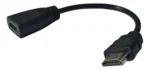 Cable Adaptador Extensor HDMI Macho a Hembra 20cm - Imagen 2