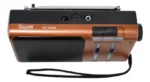 Radio Portable Retro Vintage Recargable  Marron - Imagen 2
