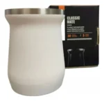 Mate Acero Inoxidable 236ml Clasico Termico Viaje Negro - Imagen 4