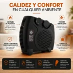 Caloventor Eléctrico 2000W con Termostato - Imagen 3