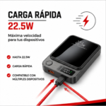 Cargador Nuvia G1 Power Bank  15W 20000mAh - Imagen 5