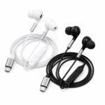 Manos libres con cable TC MODV-00FE – Con gomita Negro - Imagen 2