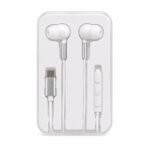 Manos libres con cable TC MODV-00FE – Con gomita Blanco