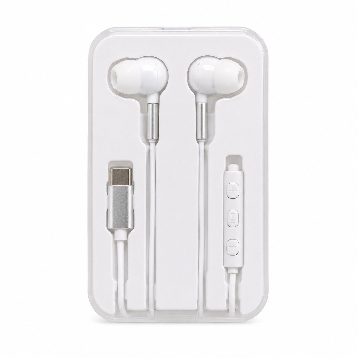 WhatsApp Image 2026-06-23 at 11.38.0122 Manos libres con cable TC MODV-00FE – Con gomita Blanco - Imagen 1