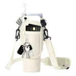 Bolso Funda Neoprene para Vaso Stanley con Correa Ajustable Negra