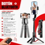 Estabilizador Extensible para Celular + Trípode Gimbal - Imagen 4