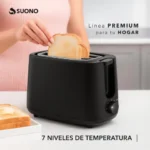 Tostadora Eléctrica 2 Rebanadas 7 Niveles 750W - Imagen 3