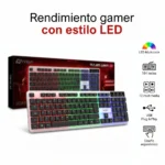 Tectado Gamer LED NG STORMER - Imagen 4