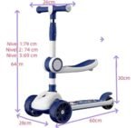 Monopatin con Asiento para Niño - Rosa - Imagen 5