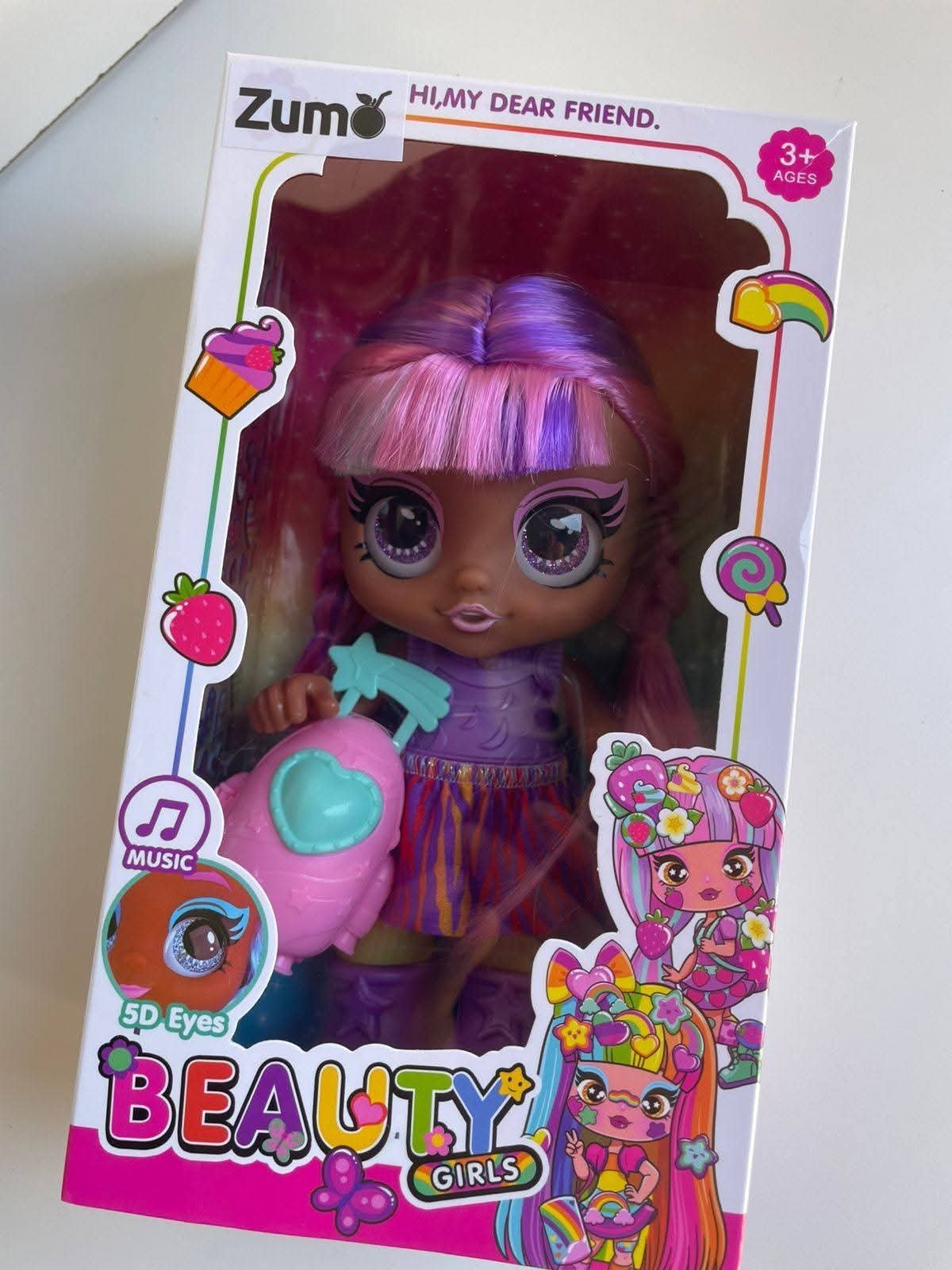 1000765301.jpg Muñeca Beauty con Stickers MAPZ 011- ZUMO - ROSA - Imagen 1