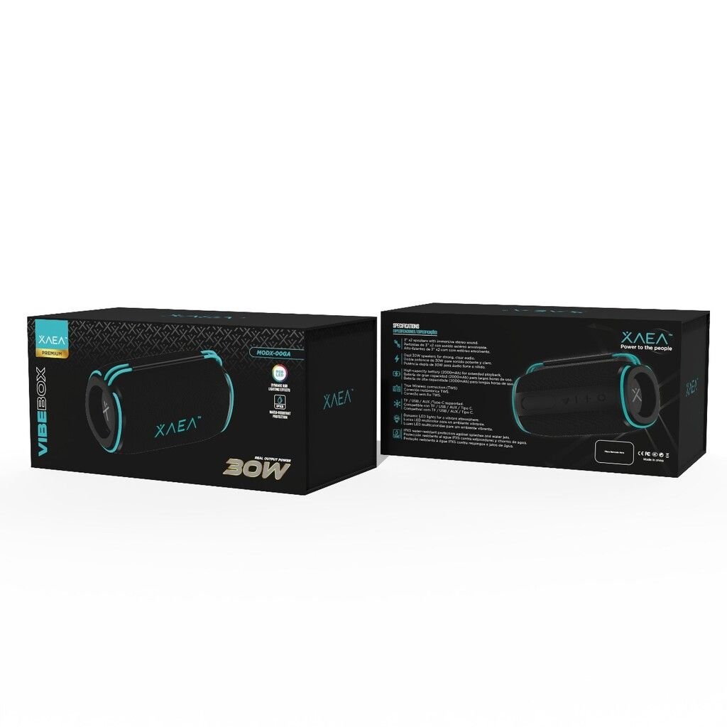 1768414760ae2a1f25b2c5457f25ed425e80095dbe.jpeg Parlante 3" x2 Vibe Box Potencia 30W MODX-00GA-Xaea- - Imagen 1