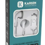 Auricular Blanco Jagger Karsen