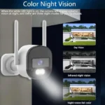 Camara WiFi Vigilancia Exterior  Vision Nocturna Full HD - Imagen 2
