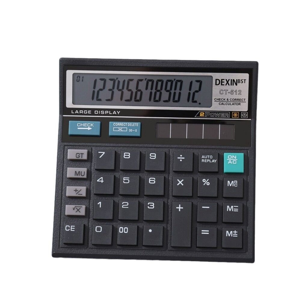 174897207549b297cd3ab1c216fb17f3facd251544.jpg Calculadora Clasica Grande MODV-001Y - Imagen 1