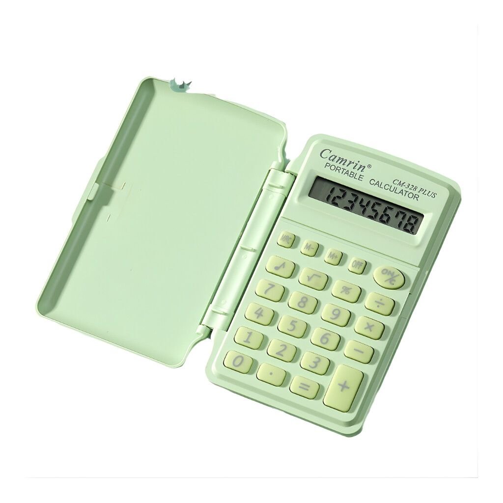 176038190114df6d9412664ba10a8f720fc6b54122.jpg Calculadora Bolsillo Verde - Imagen 1