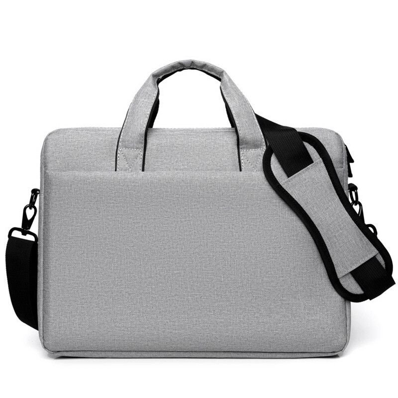 176580107879c66e3e4bc6df1b8e4f7c51f4ce0ca9 Bolso Para Notebook 15,6 Correa Ajustable - Gris - Imagen 1