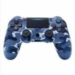 Joystick Ps4 Generico Calidad Premium Camuflado - Azul