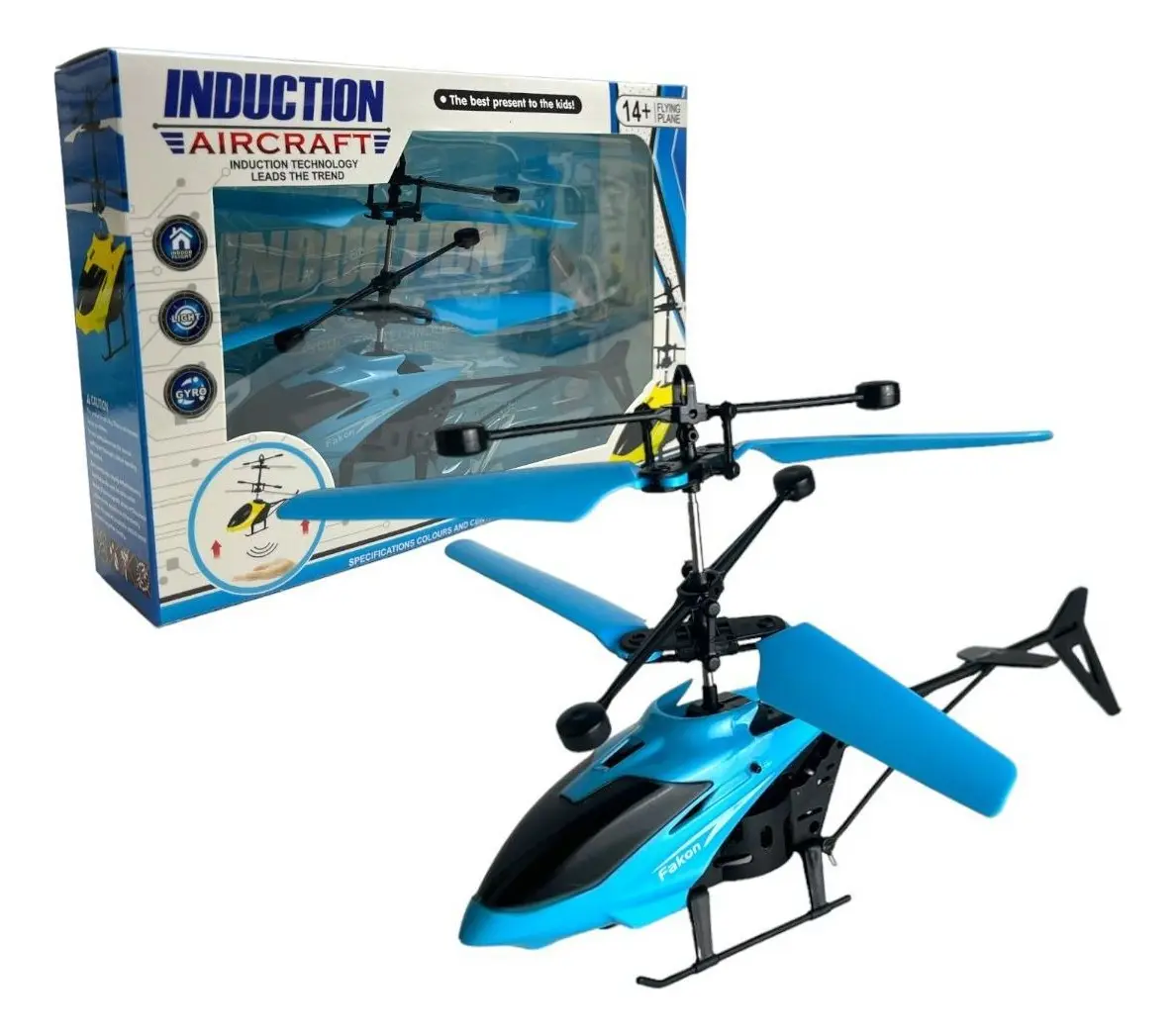 D_NQ_NP_2X_766747-MLU74391549507_022024-F.webp Helicoptero Volador Juguete Dron Recargable USB Para Niños - Imagen 1