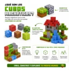 Bloques Magneticos 100 Piezas Minecraft - Imagen 2