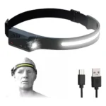 Linterna Minero Cabeza Vincha LED punta Iman Recargable