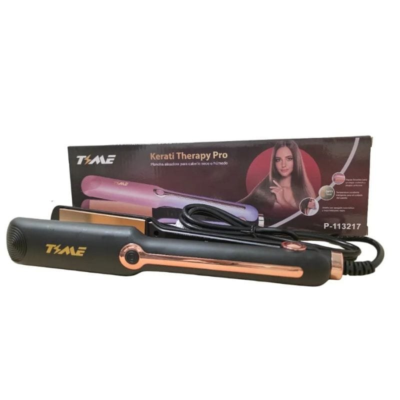 PLANCHA-TIME-45w.jpg Planchita de Pelo Time P113217 Negro - Imagen 1