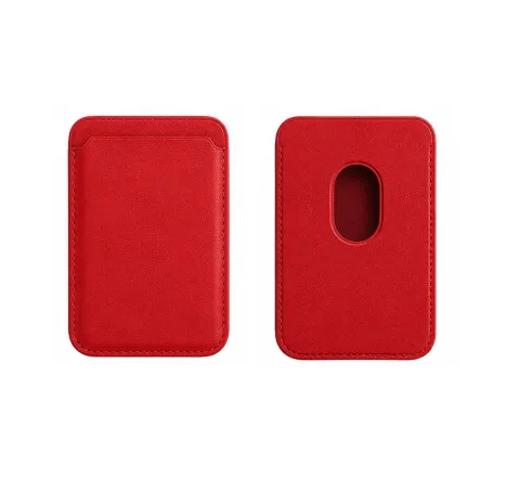 magna-case-pro-rojo.webp Billetera Wallet Tarjetero Magnetico Magsafe Celular - Rojo - Imagen 1